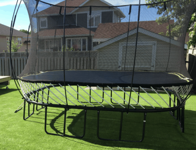 Transform Your Trampoline Area with Artificial Grass Brisbane