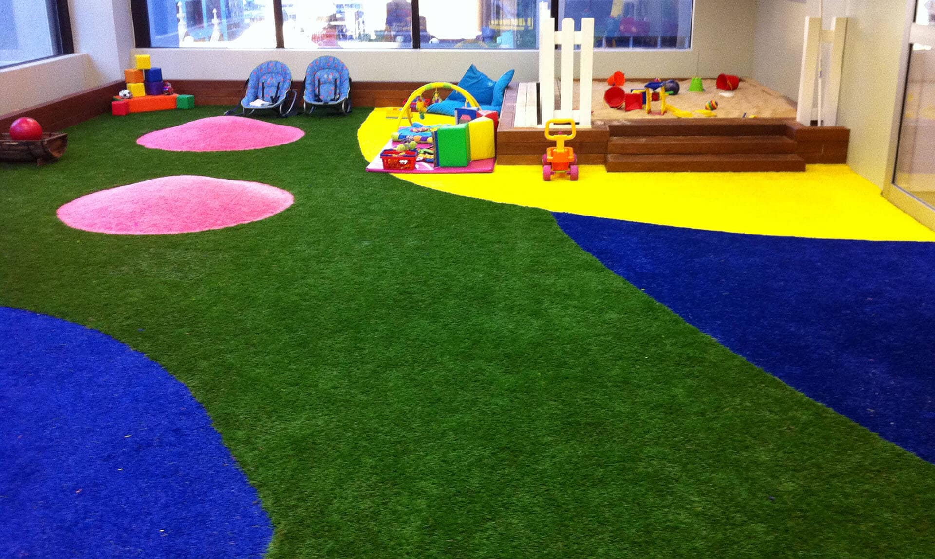 Turf Green Brisbane artificial grass for kids playground