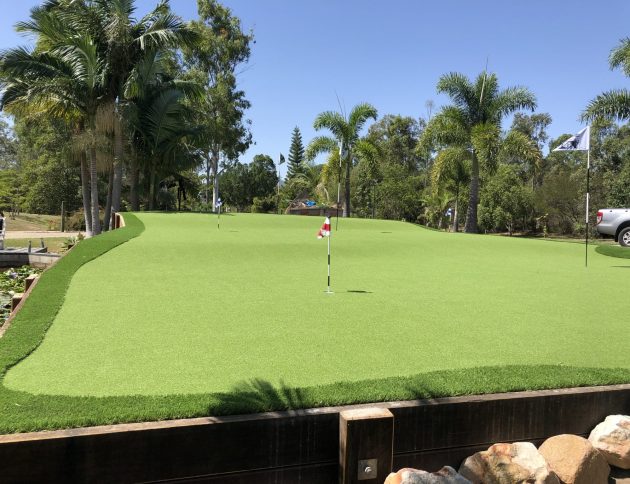 backyard putting green Brisbane Gold Coast