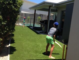 safe backyard play area for kids