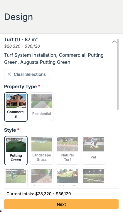 Commercial Putting Green
